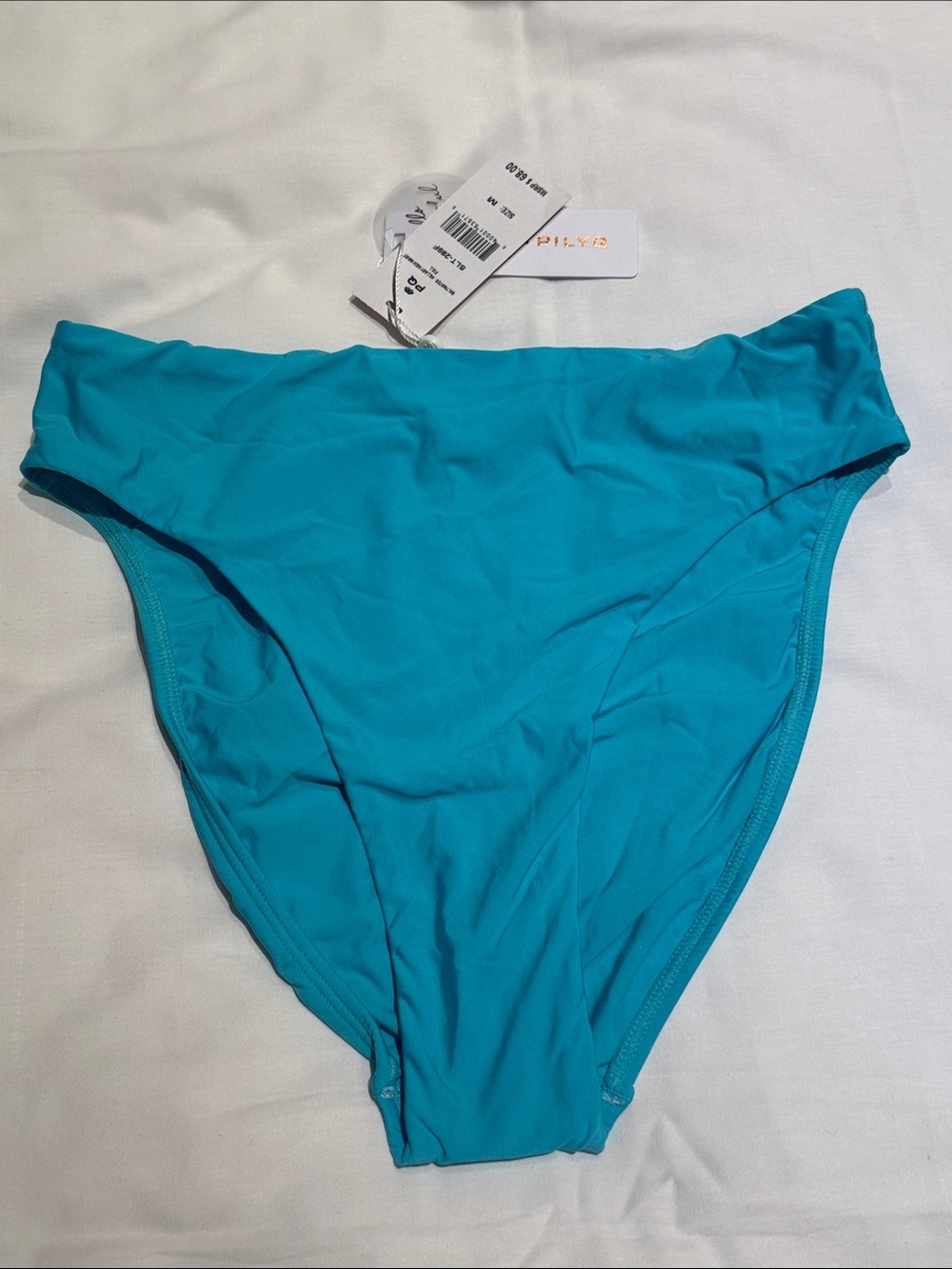 Pilyq Bright Turquoise Bikini Bottom NWT